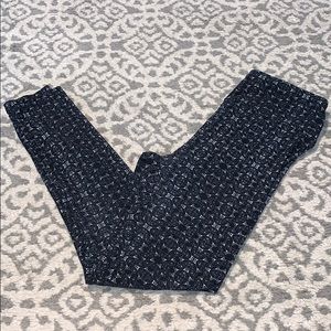 One Size Black and White Lularoe Leggings